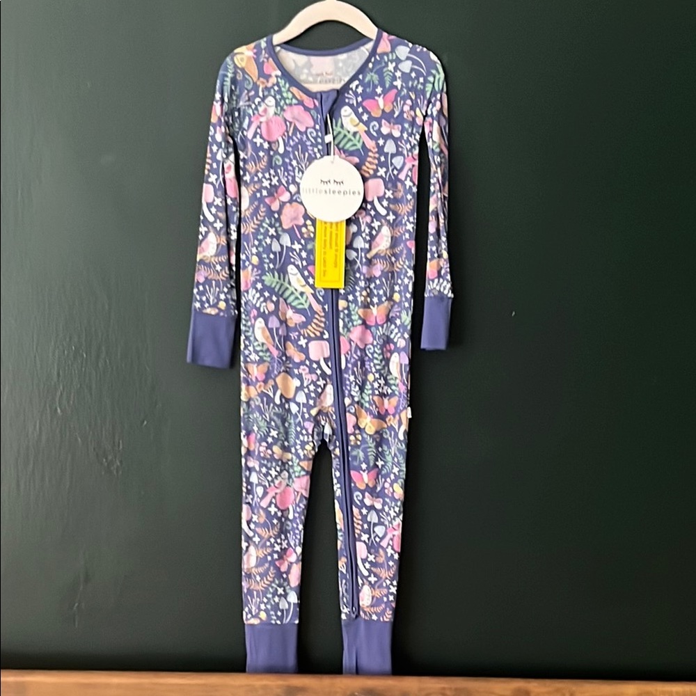 Little sleepies twilight woodland 3T zippy NWT
